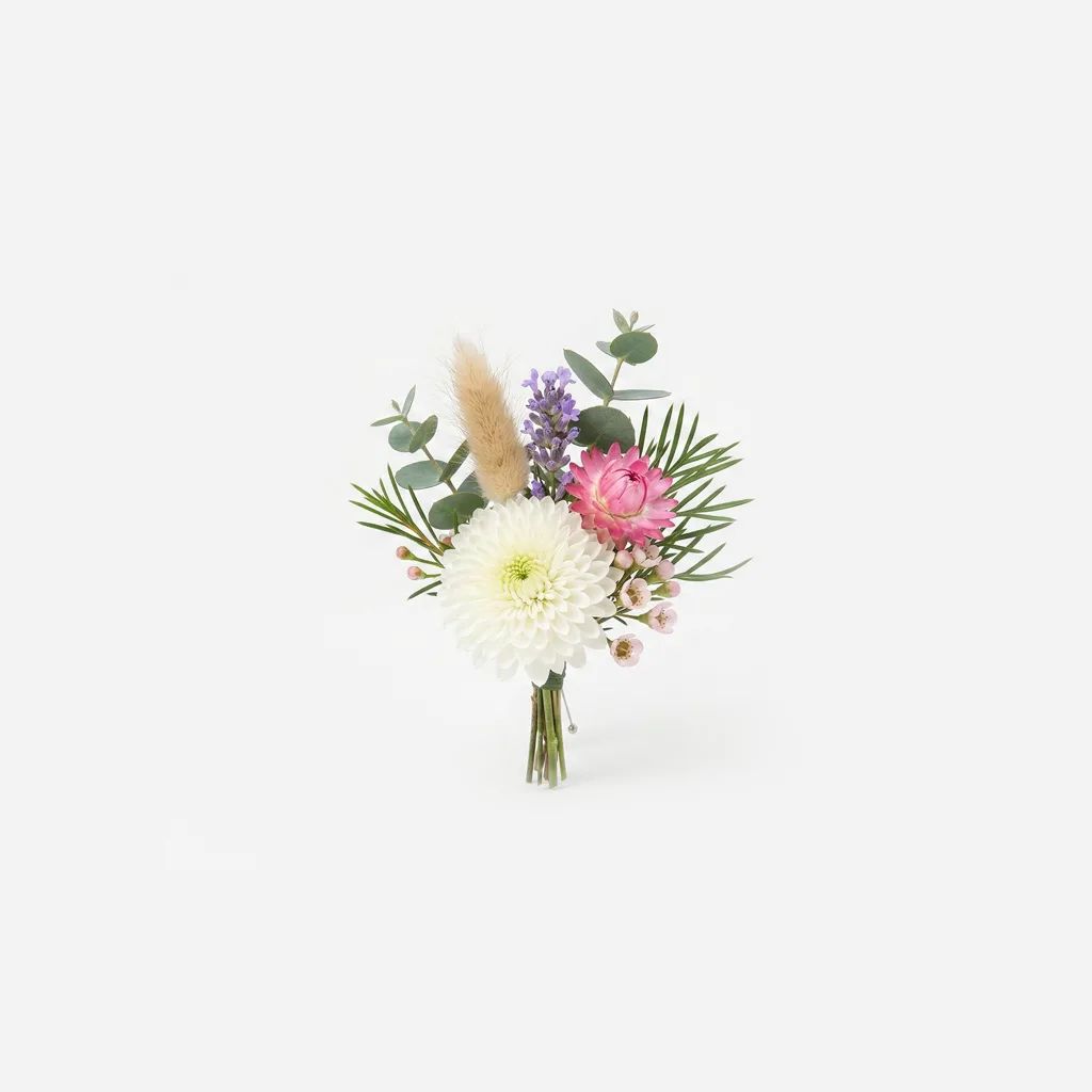 Sunset Protea Wildflower Boutonniere