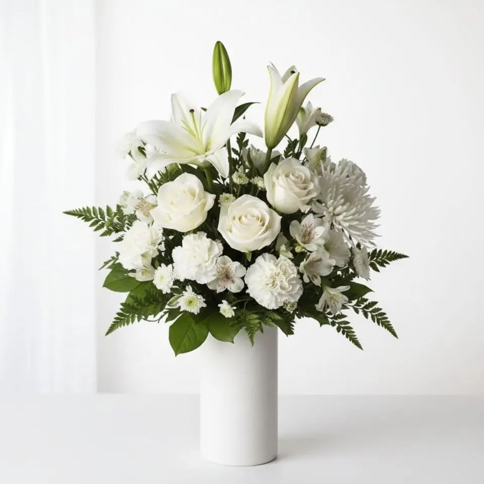 Pure White Serenity