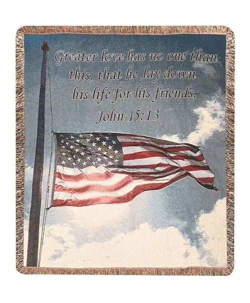 Salute To Our Soldiers Throw Blanket