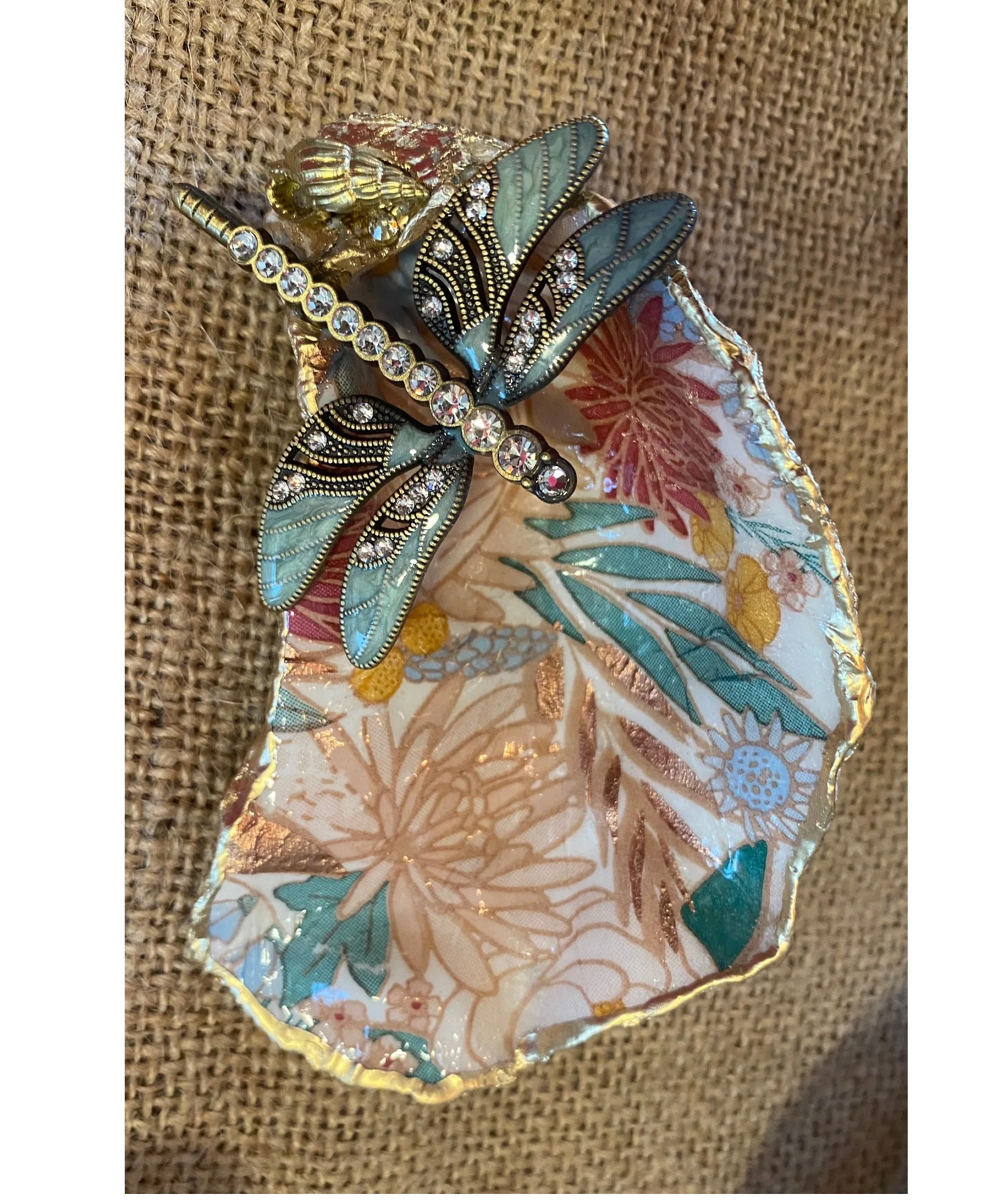 Secret Garden Decoupage SeaShell Secret Garden Decoupage SeaShell