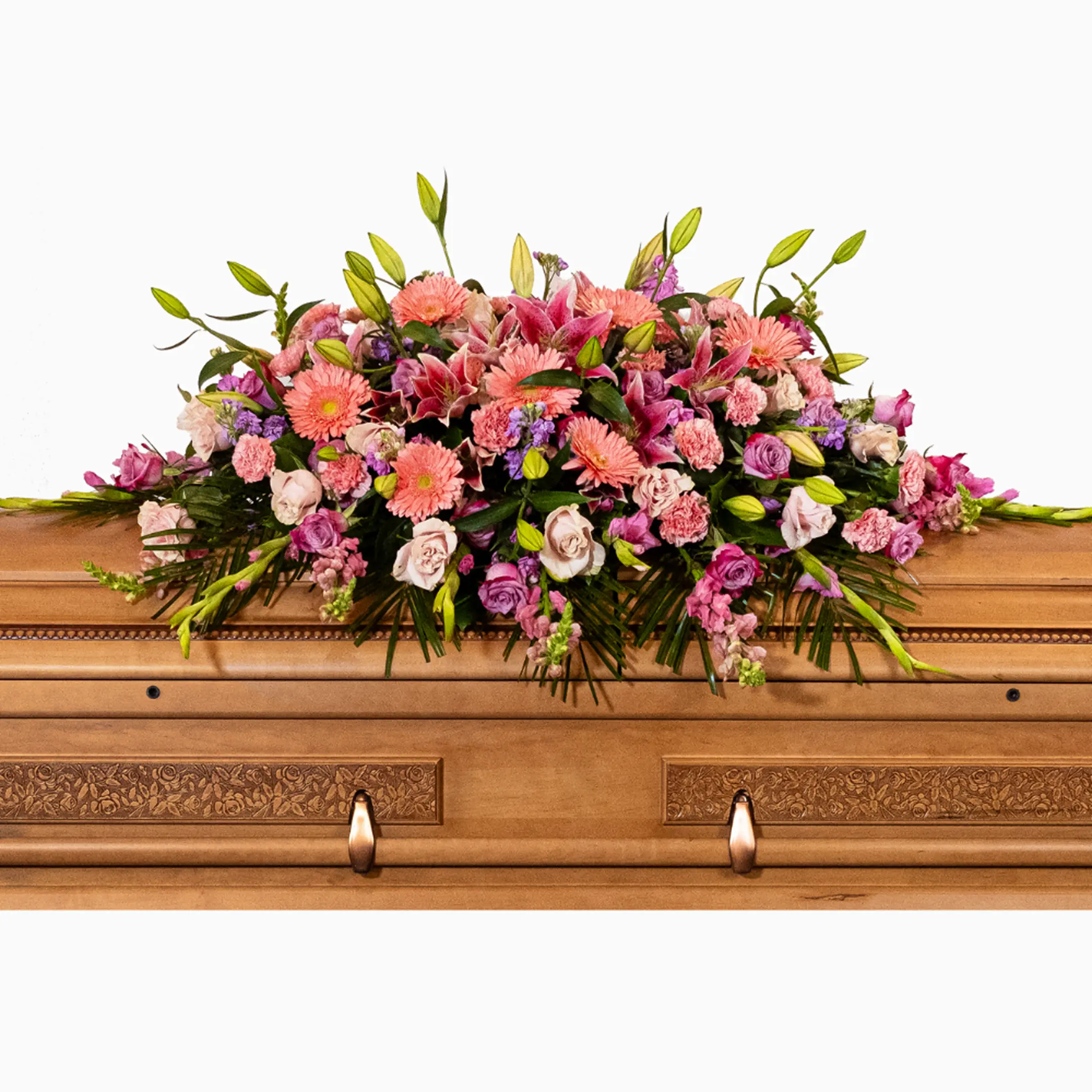 Pink Casket Spray Pink Casket Spray