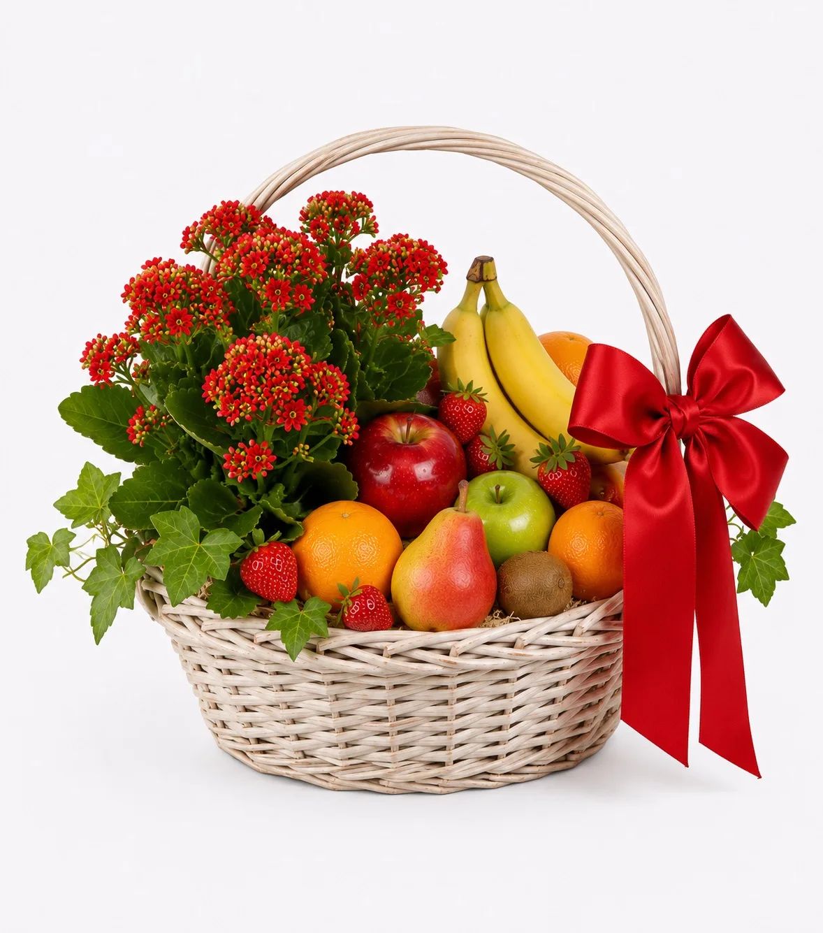 Fruit and Blooms Basket