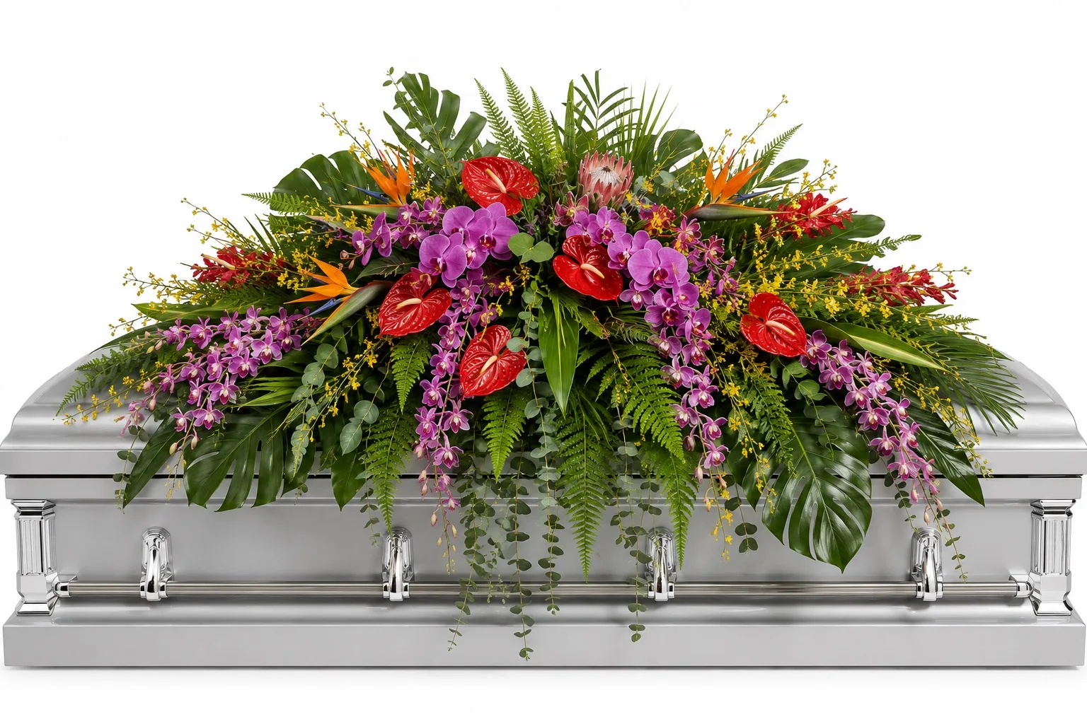 Paradise Remembered Casket Spray Paradise Remembered Casket Spray