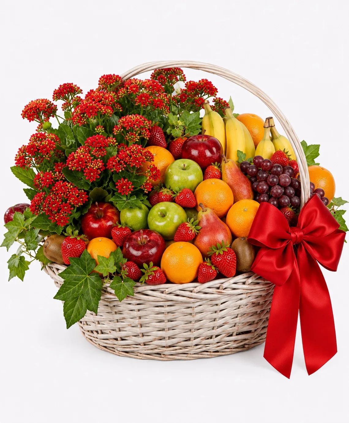 Fruit and Blooms Basket