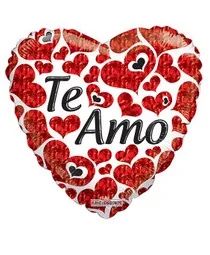 Te Amo 18" Mylar Balloon Helium Filled