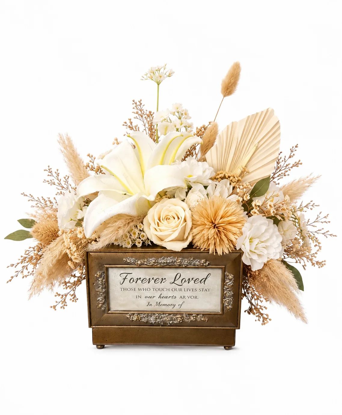 Forever Loved Keepsake Tribute Dried and Silk Florals
