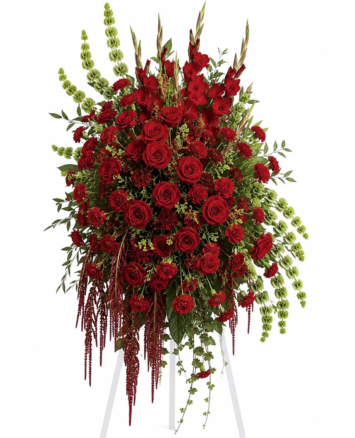 Radiant Reds Standing Spray