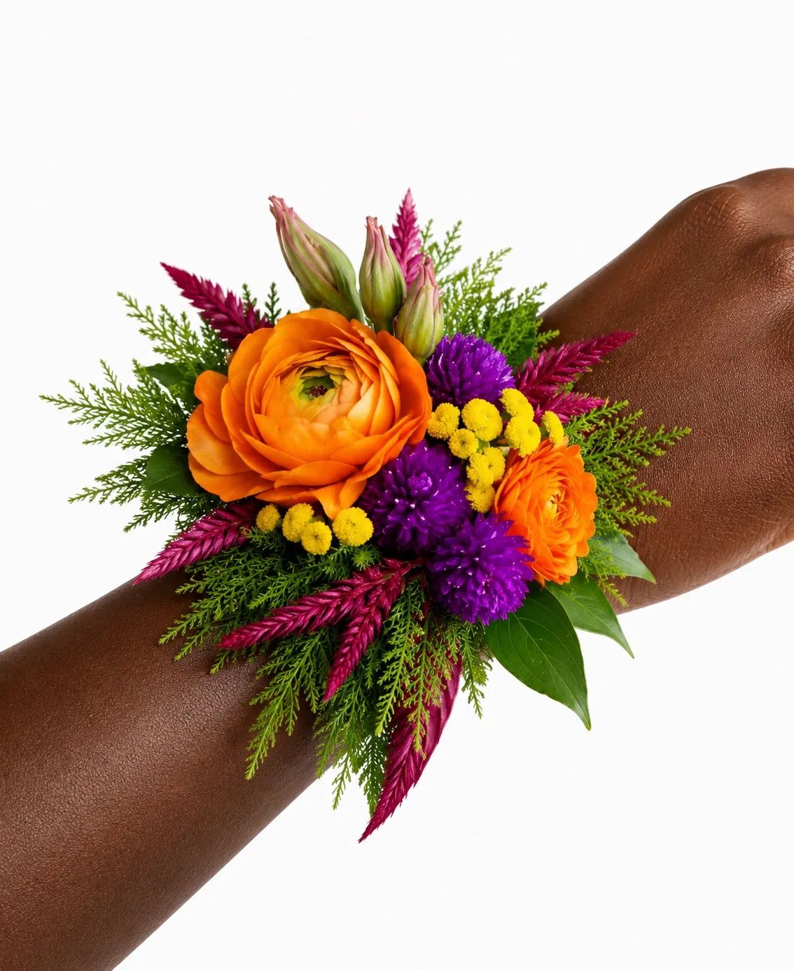 Mixed Floral Colorful Corsage