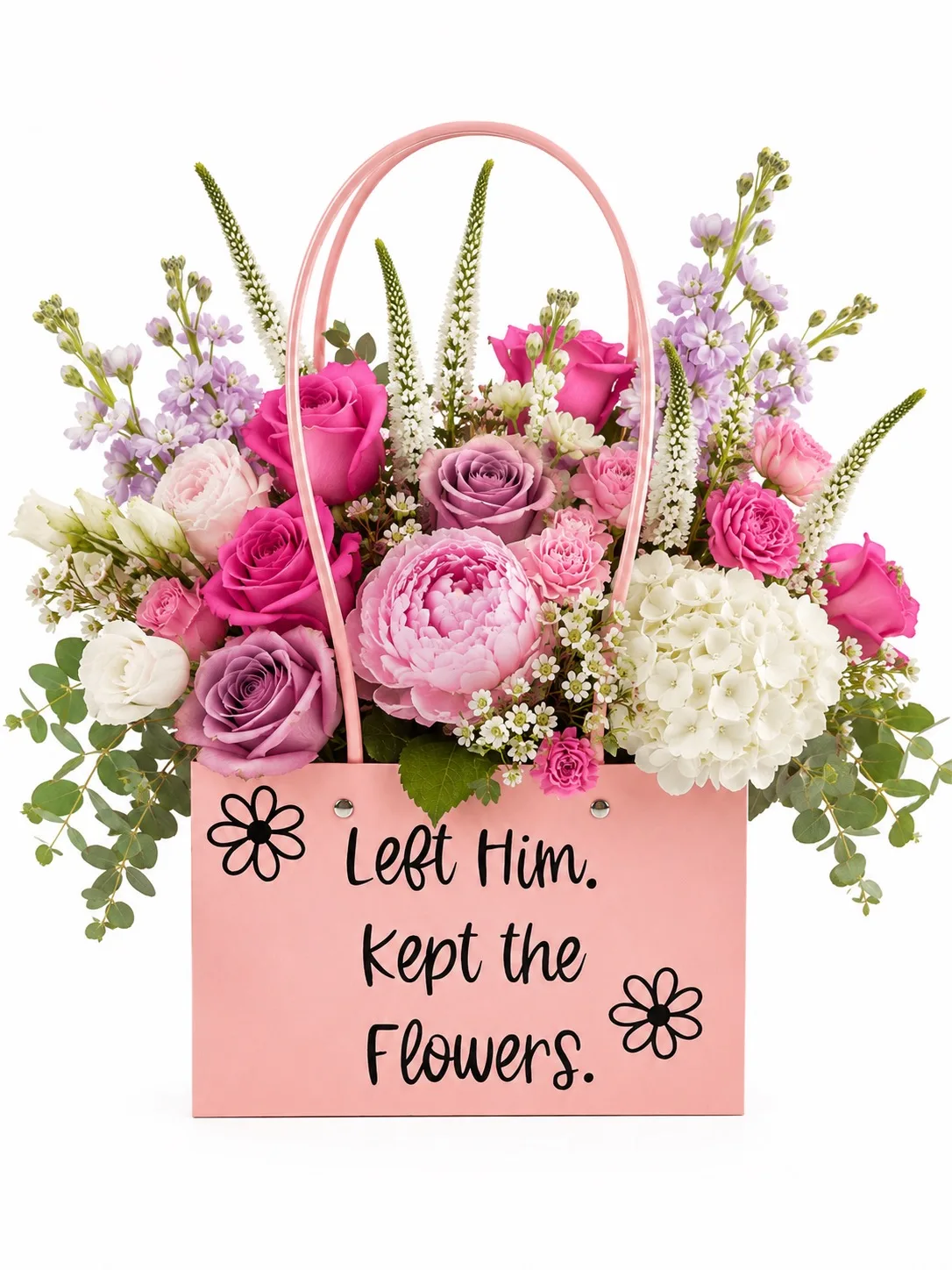 Left Him. Kept the Flowers Left Him. Kept the Flowers