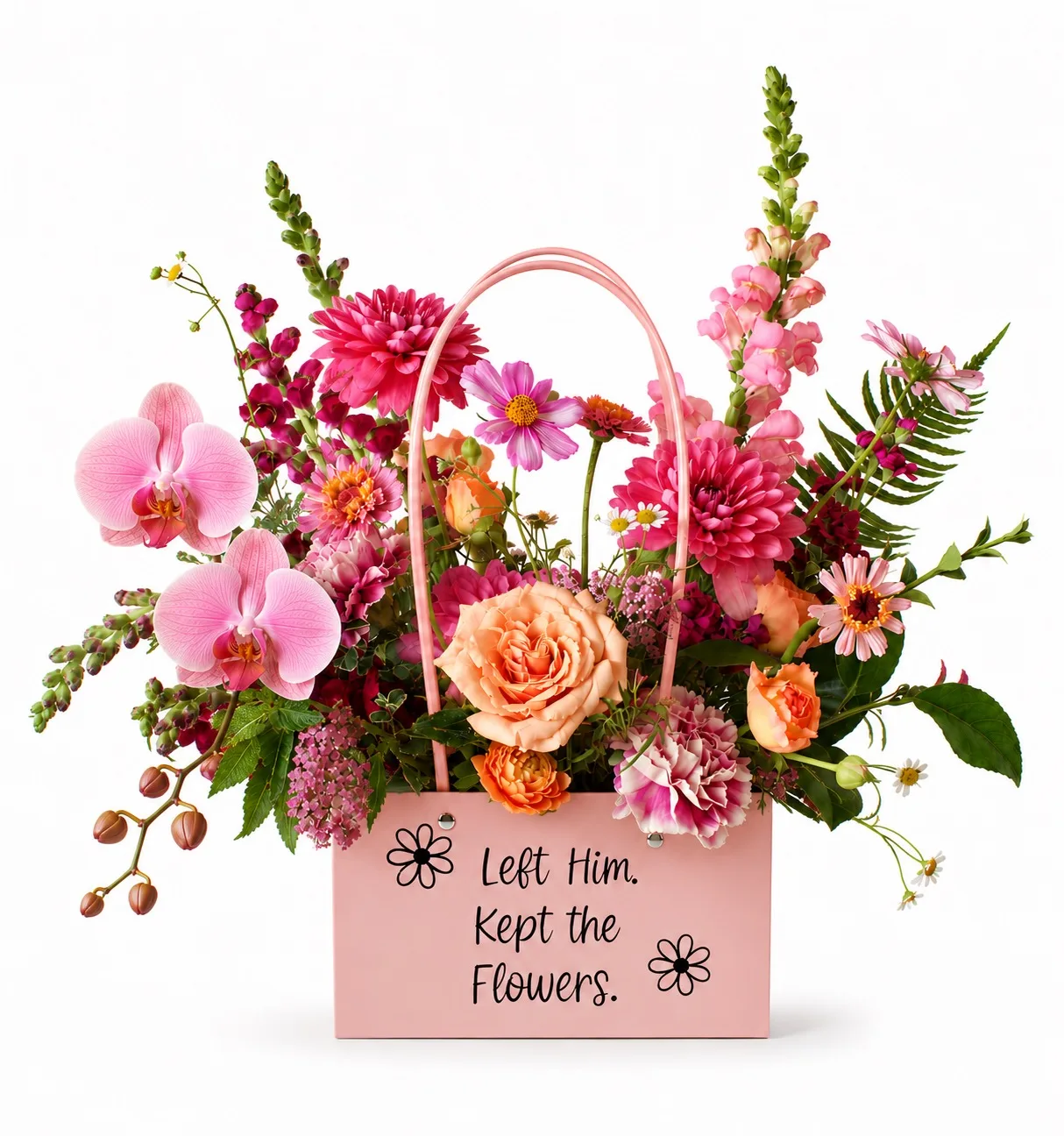 Left Him. Kept the Flowers Left Him. Kept the Flowers