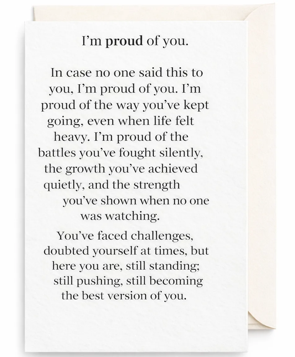 Proud of You! Greeting Card Proud of You! Greeting Card