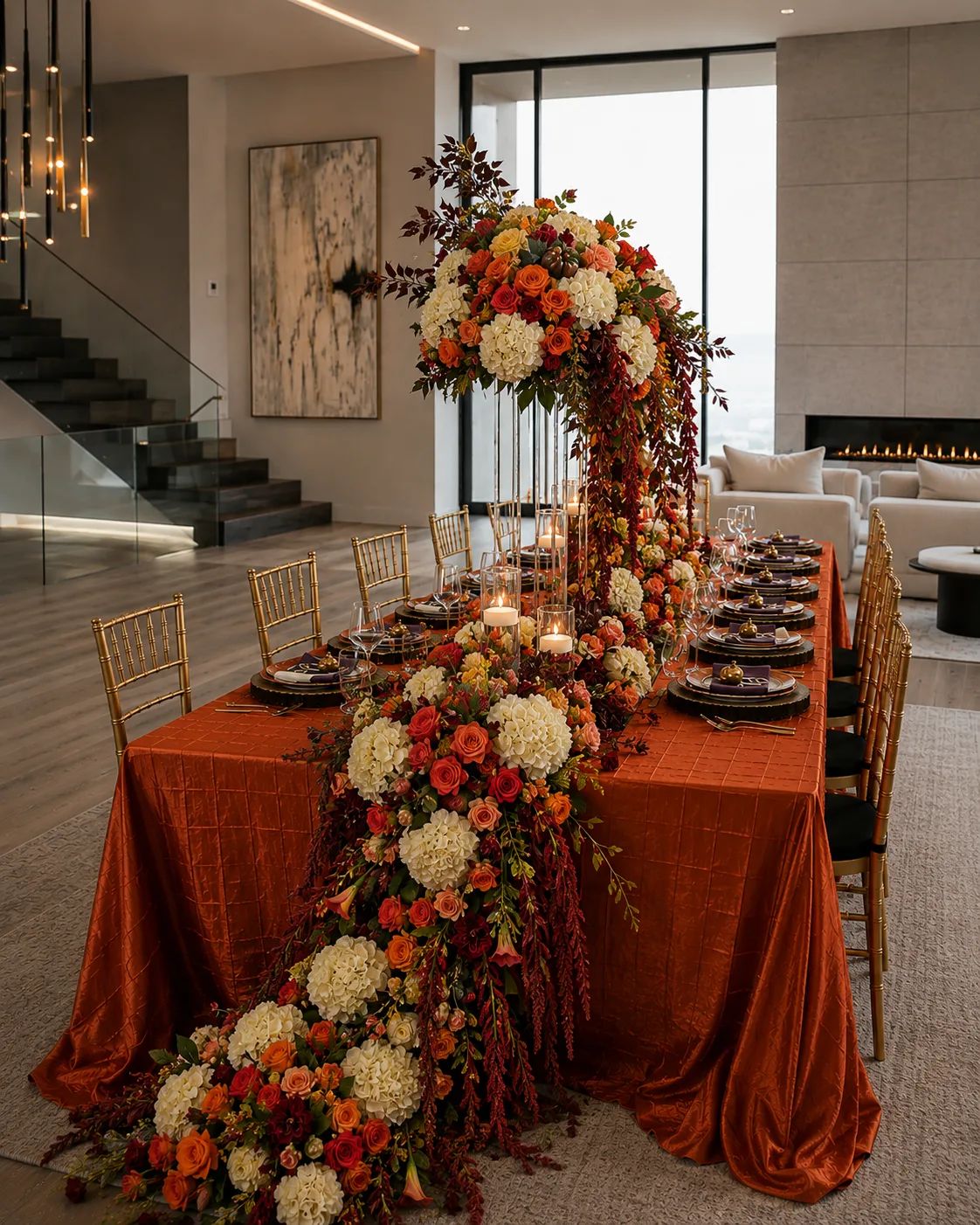 Holiday Table Floral Styling