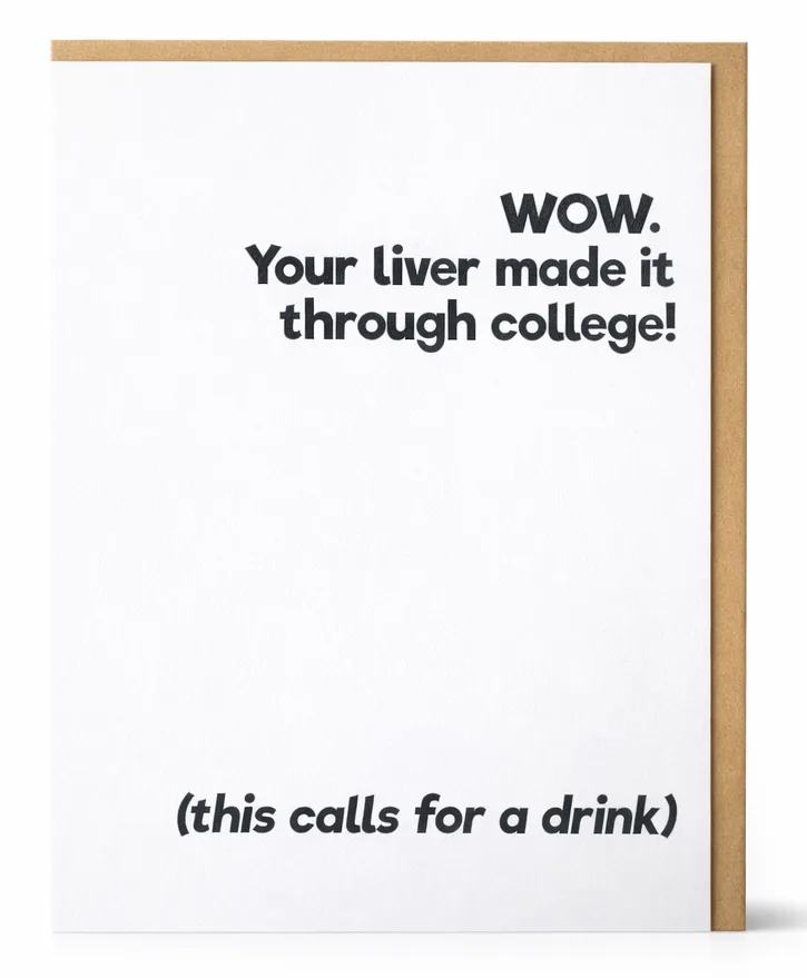 Wow, You Made it! Greeting Card Wow, You Made it! Greeting Card