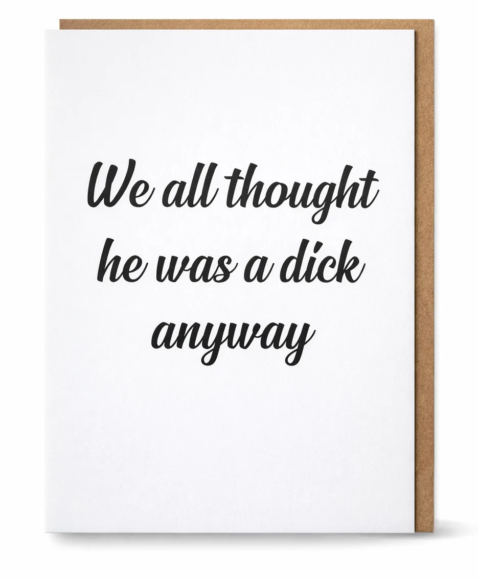 We All Knew Greeting Card We All Knew Greeting Card