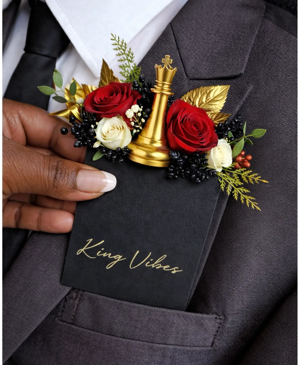 King Vibes Pocket Boutonnière THE PROM POCKET COLLECTION King Vibes Pocket Boutonnière THE PROM POCKET COLLECTION
