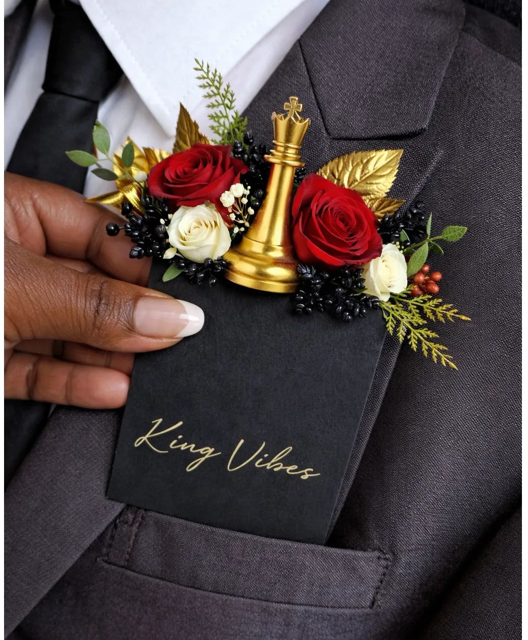 King Vibes Pocket Boutonnière THE PROM POCKET COLLECTION