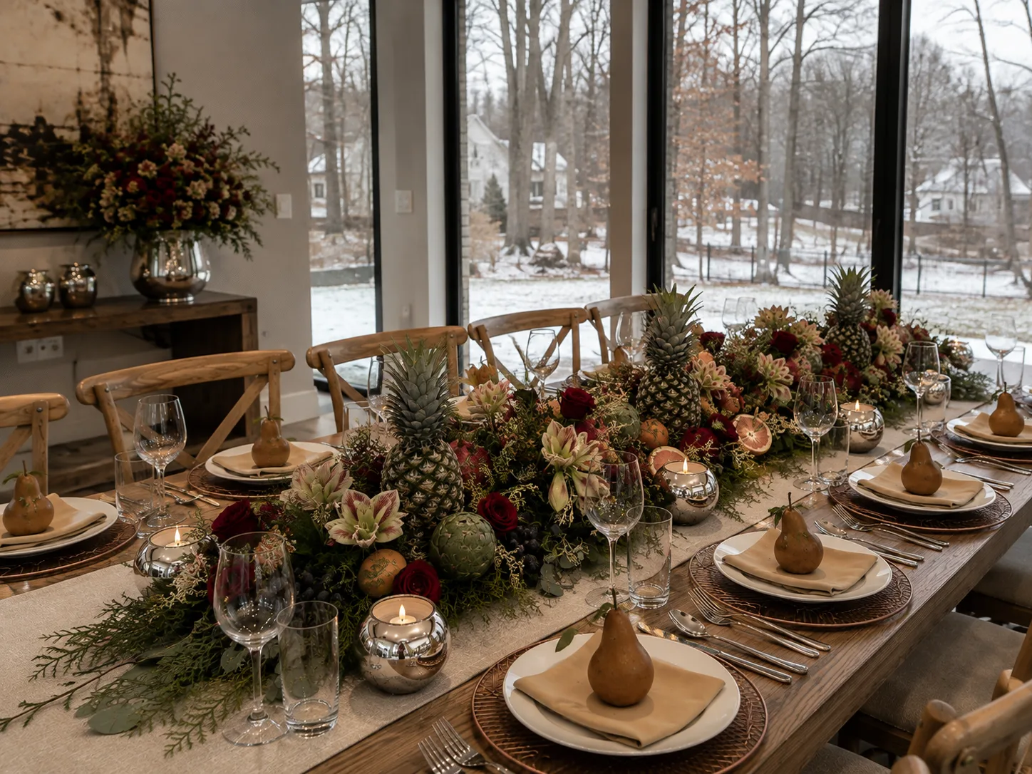 Holiday Table Floral Styling Holiday Table Floral Styling
