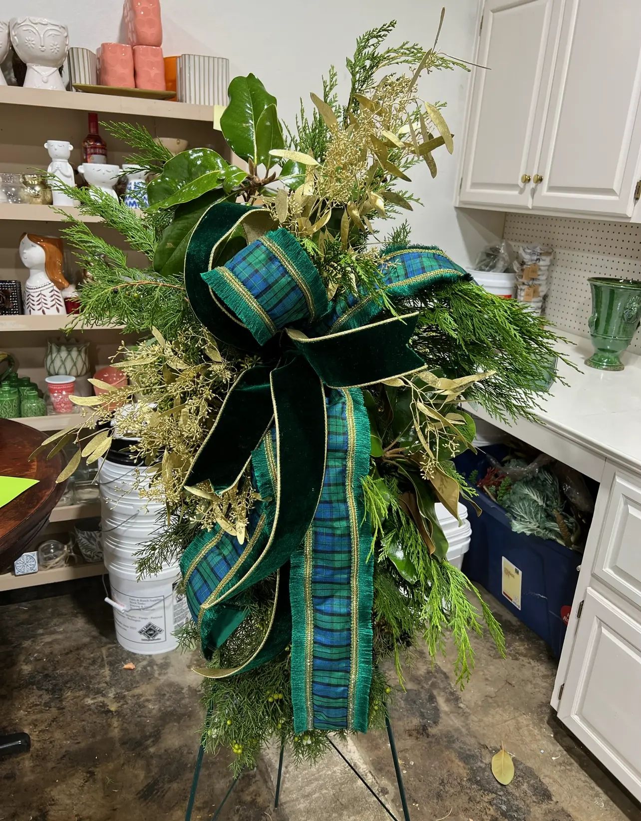 Emerald Evergreen Spray