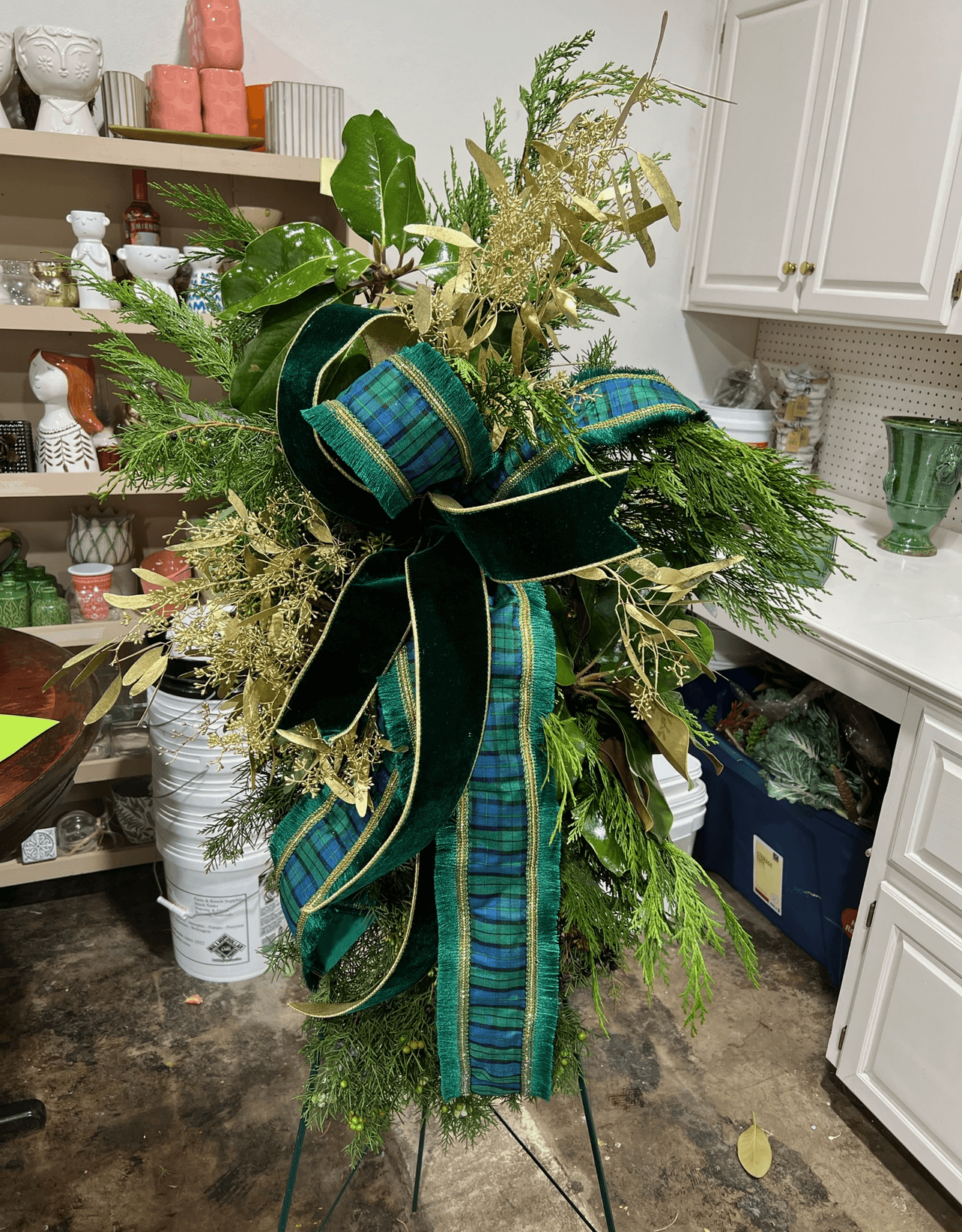 Emerald Evergreen Spray