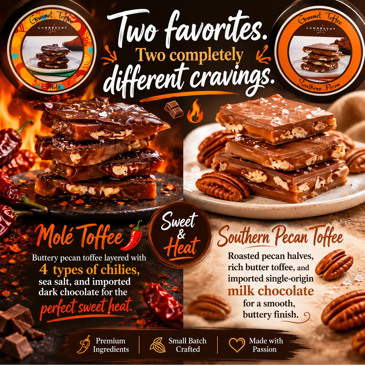 Toffee Mole or Southern Pecan Toffee Mole or Southern Pecan