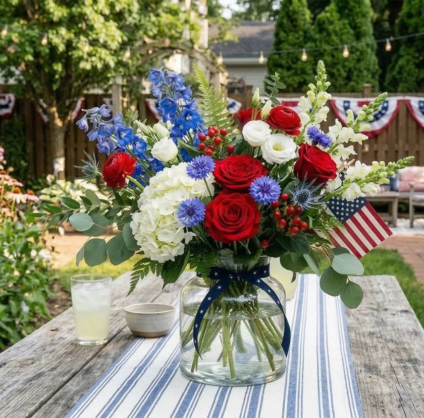 Designer's Choice 4th of July Flowers