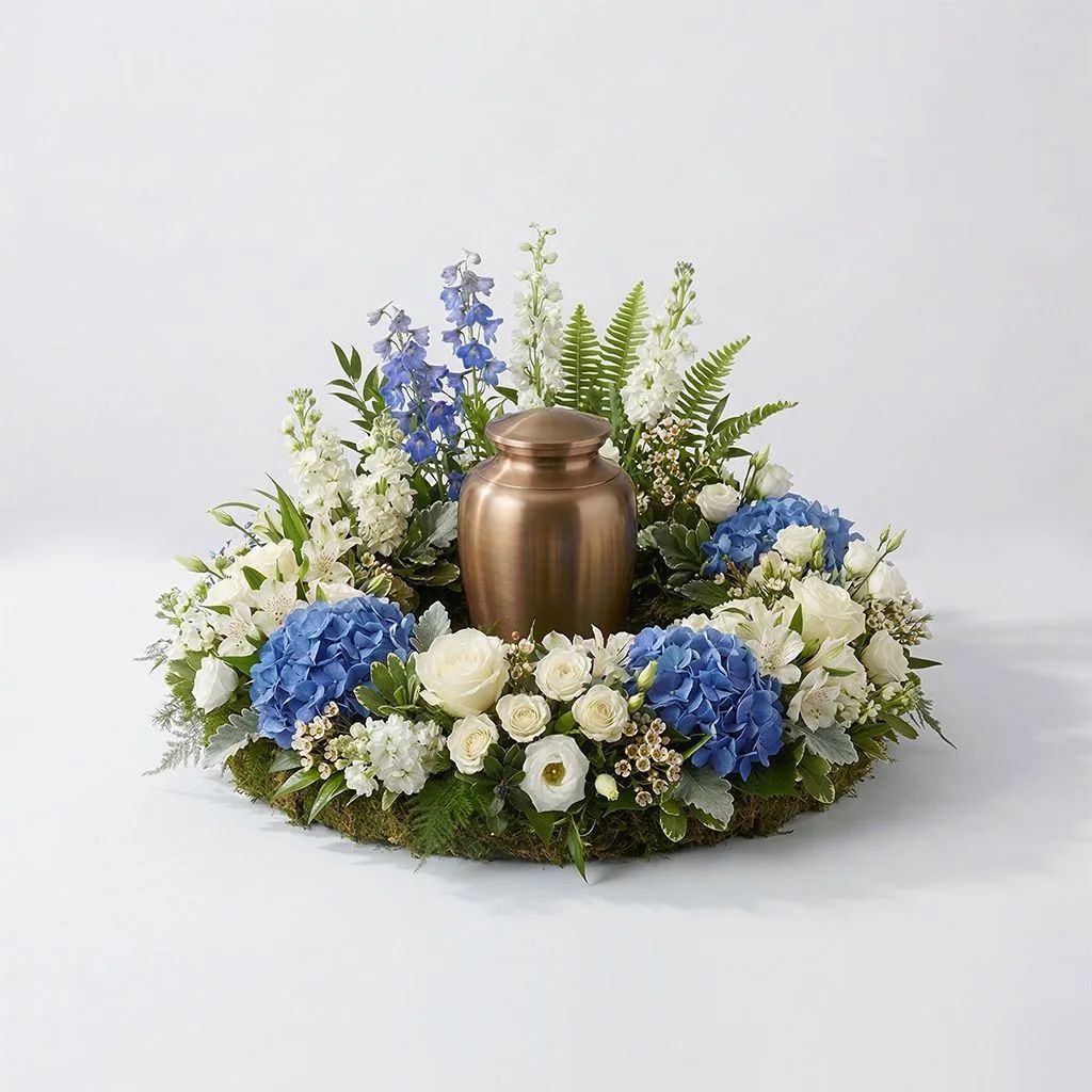 Blue Hydrangea Remembrance