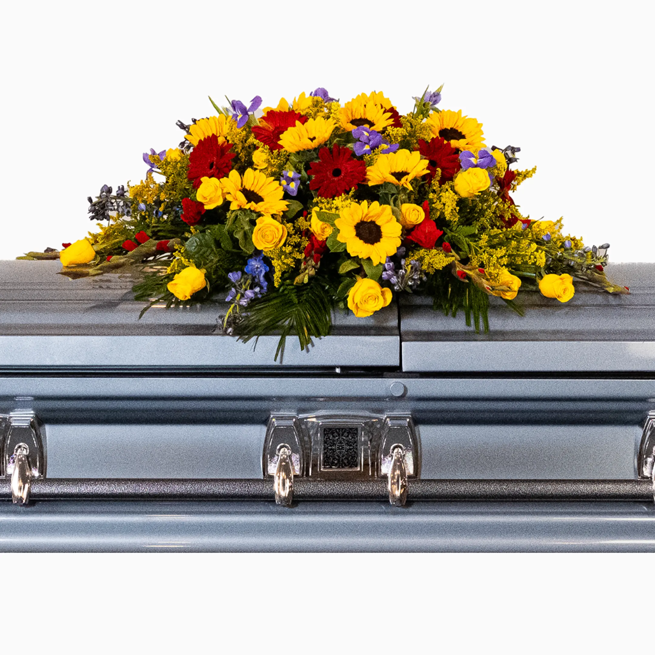 Sunflower Casket Spray Sunflower Casket Spray