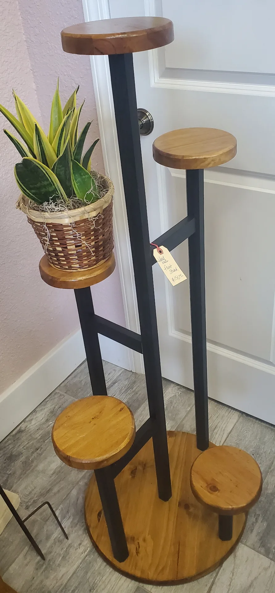 Handmade wooden plant stand Handmade wooden plant stand