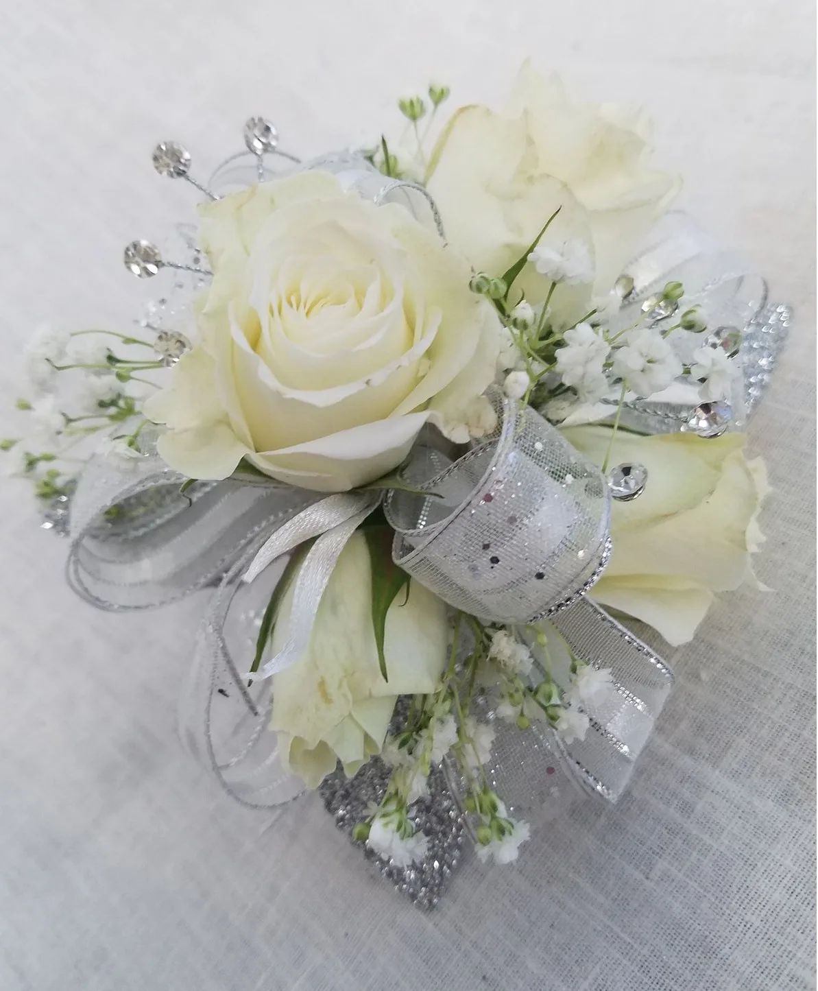 Rose wristlet Prom Corsage