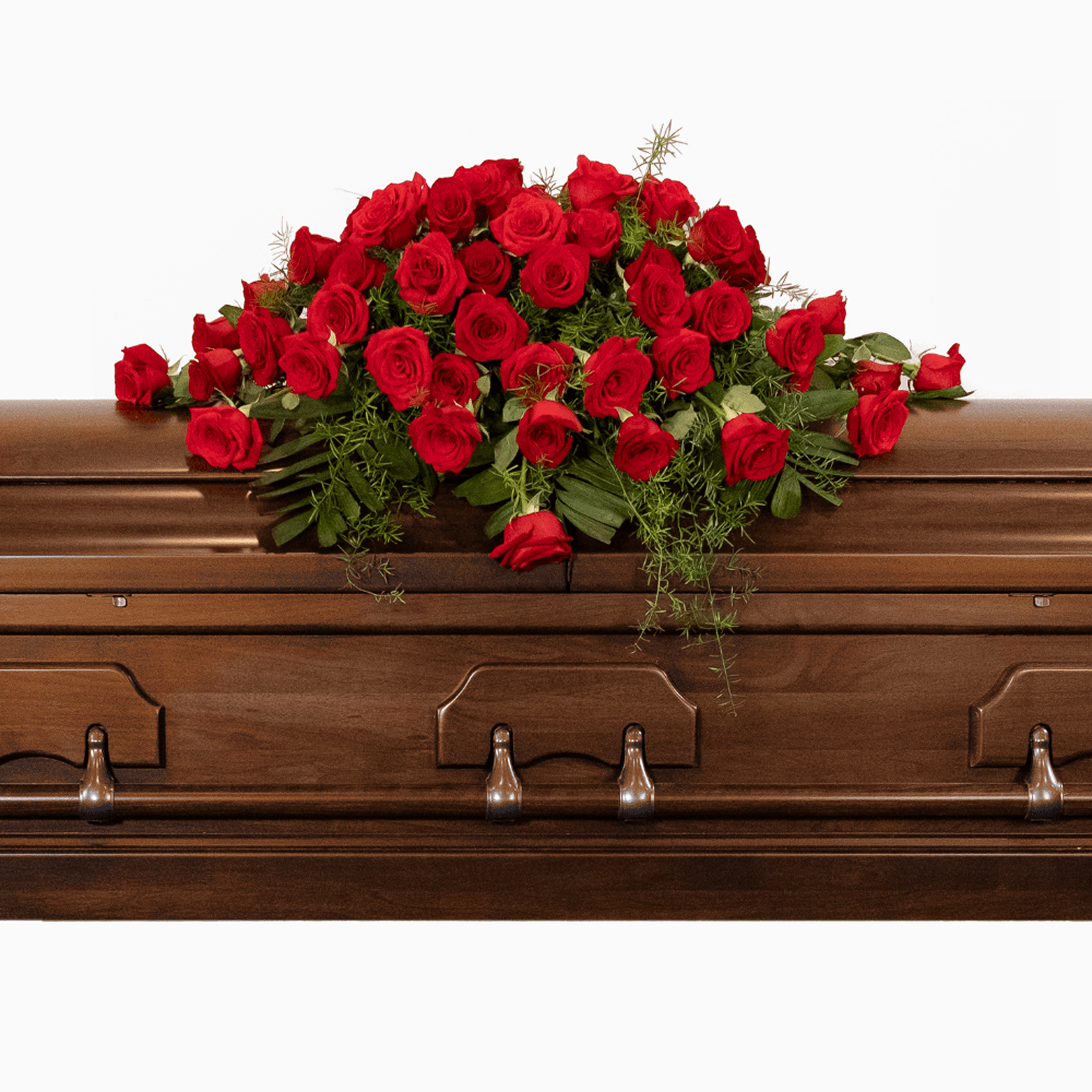Red Casket Spray