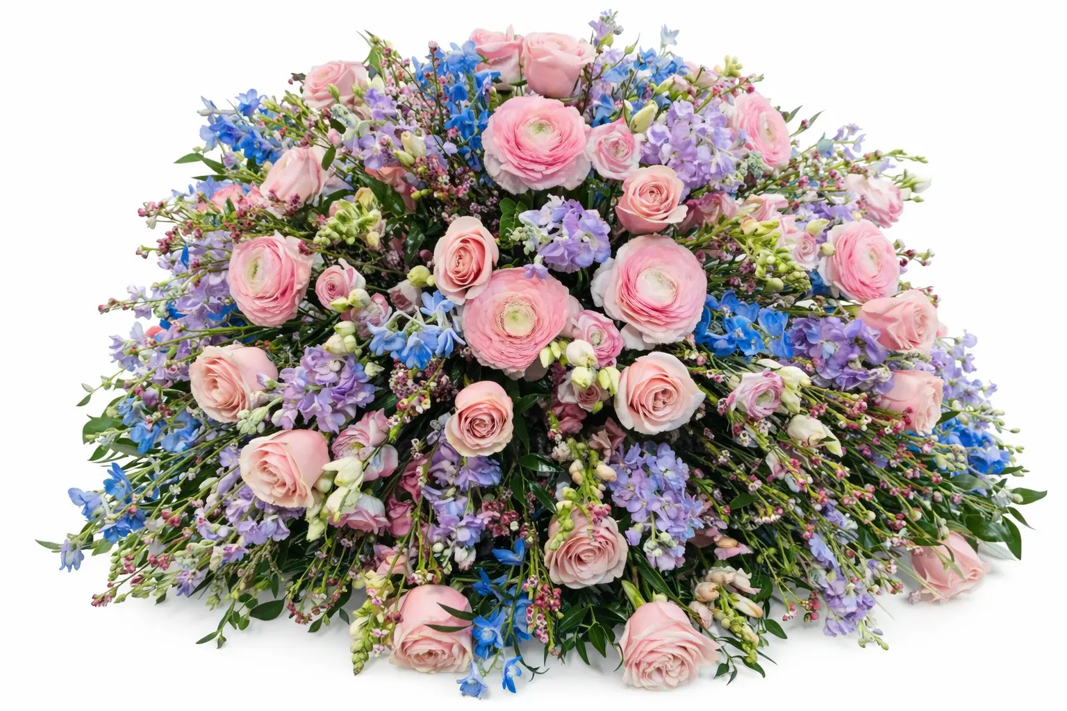 Spring Feminine Casket Spray Spring Feminine Casket Spray