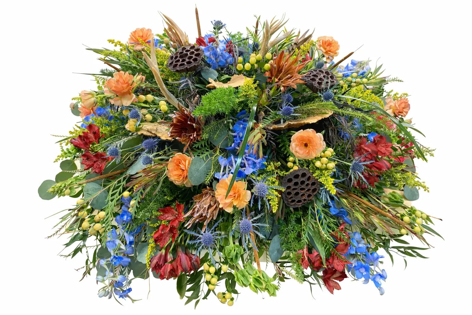 Rustic Male Casket Spray