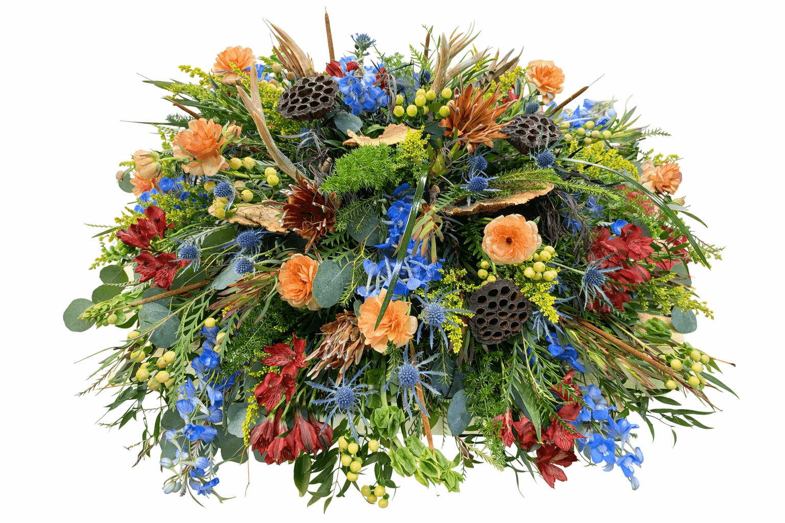 Rustic Male Casket Spray