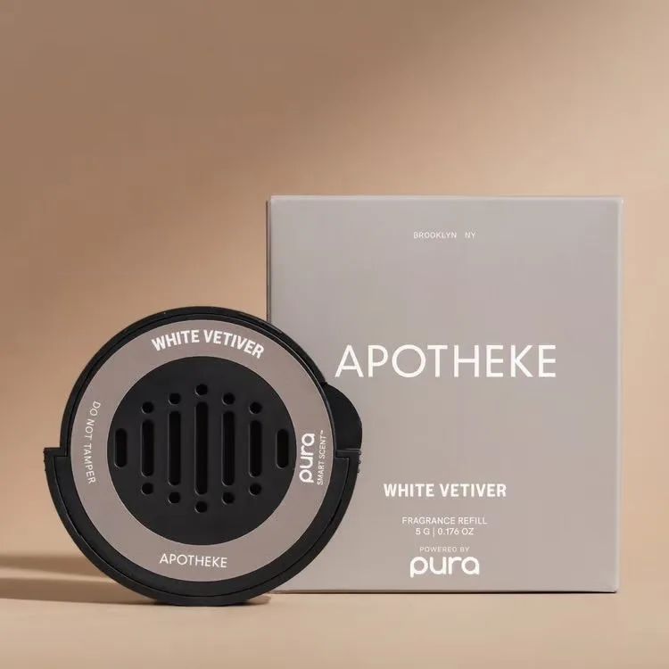 Pura- White Vetiver- Car Diffuser