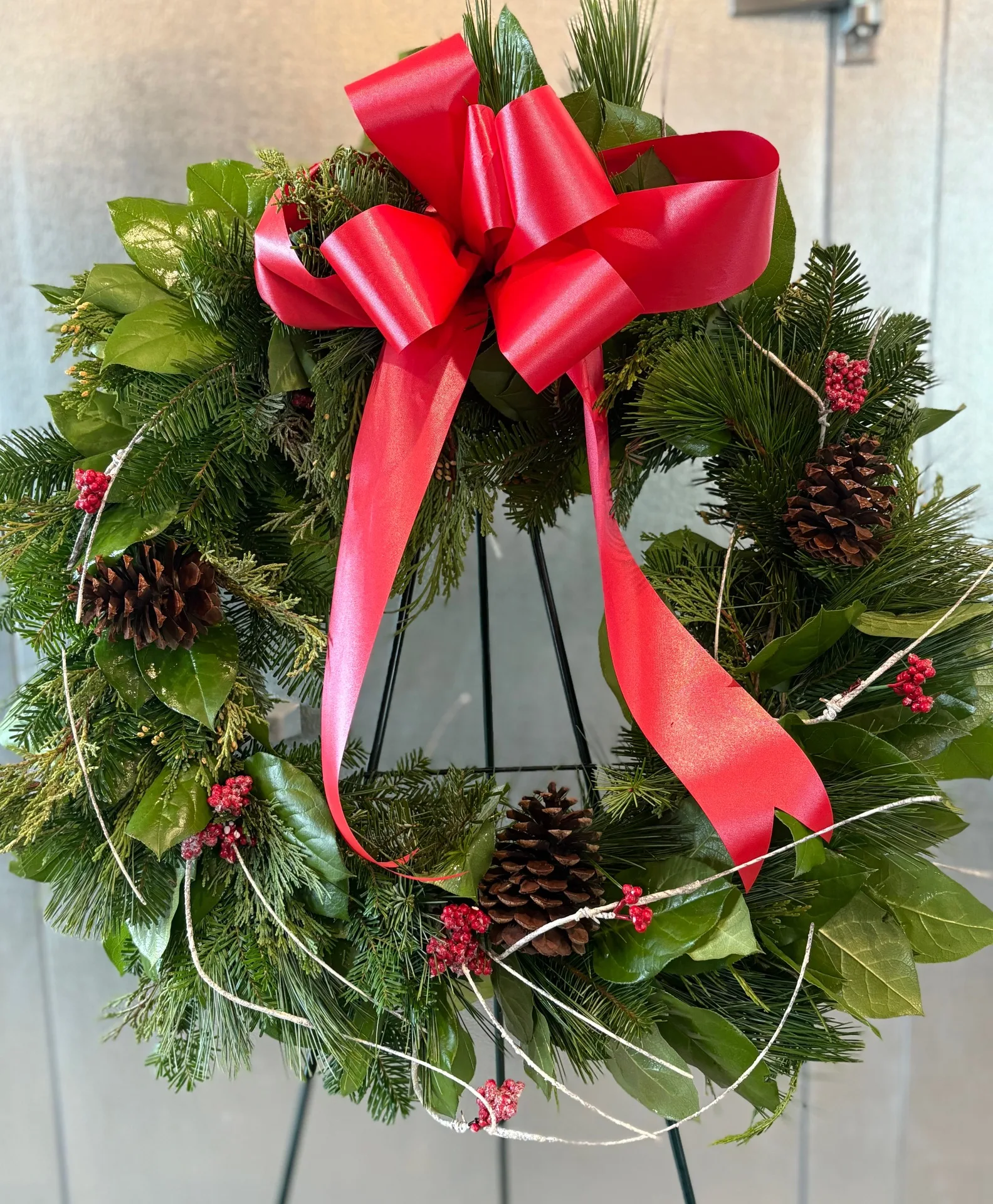 Fresh Christmas Greens Wreath Fresh Christmas Greens Wreath
