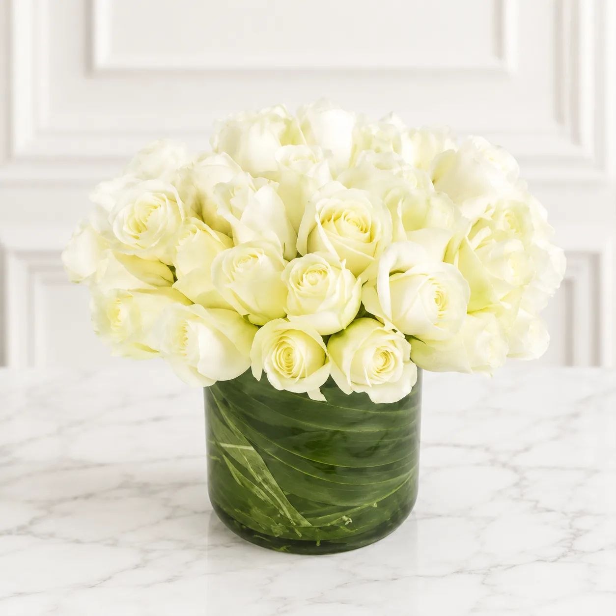 Two Dozen White Roses