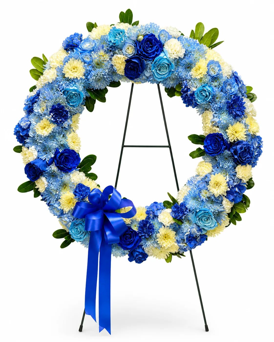 Blue Skies of Remembrance Wreath