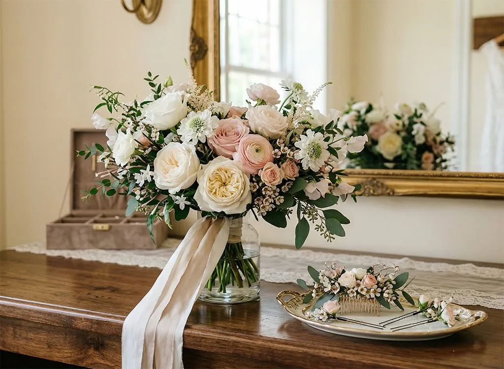 Designer’s Choice Hair Pieces & Handheld Bouquets