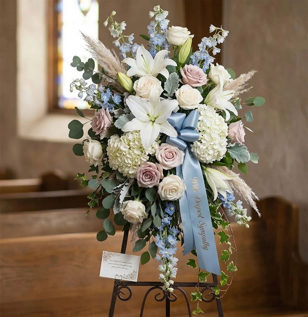 Florist’s Choice Sympathy Standing Spray