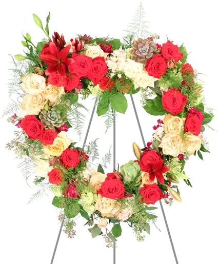 Heartfelt Compassion Standing Wreath Heartfelt Compassion Standing Wreath