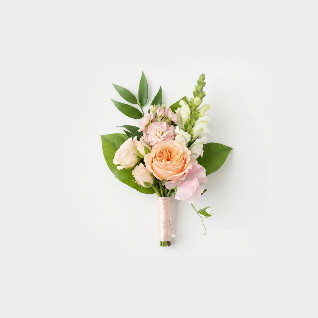 Blossoms of Elegance Boutonniere Blossoms of Elegance Boutonniere