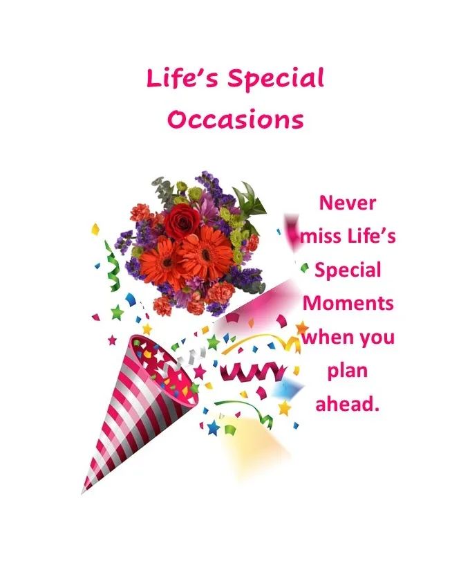 Life's Special Occasions Fresh Flower Arrangement