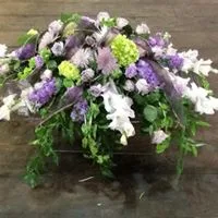 LAVENDER FIELDS CASKET FLOWER LAVENDER FIELDS CASKET FLOWER