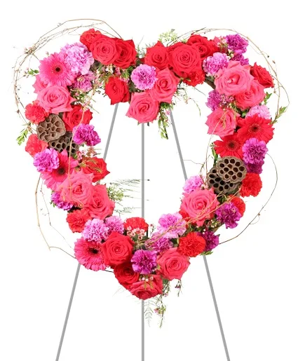 Heartfelt Array Standing Wreath Heartfelt Array Standing Wreath