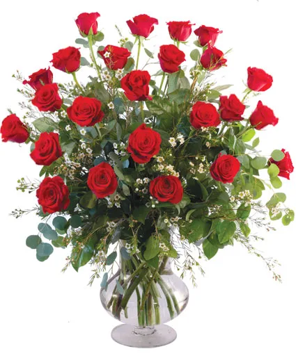 Two Dozen Red Roses Vase Arrangement Two Dozen Red Roses Vase Arrangement