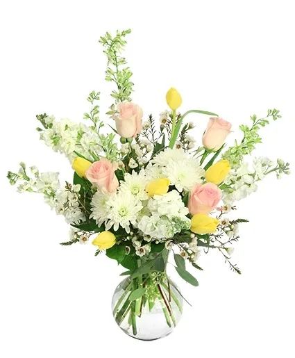 Pastel Meadow Vase Arrangement