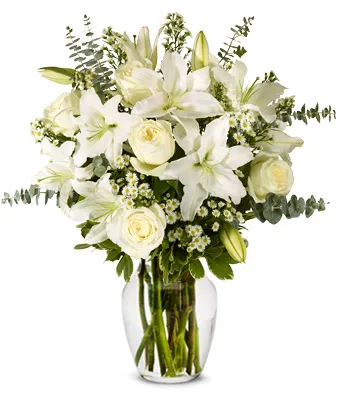 With All Our Sympathy Lily Arrangement With All Our Sympathy Lily Arrangement