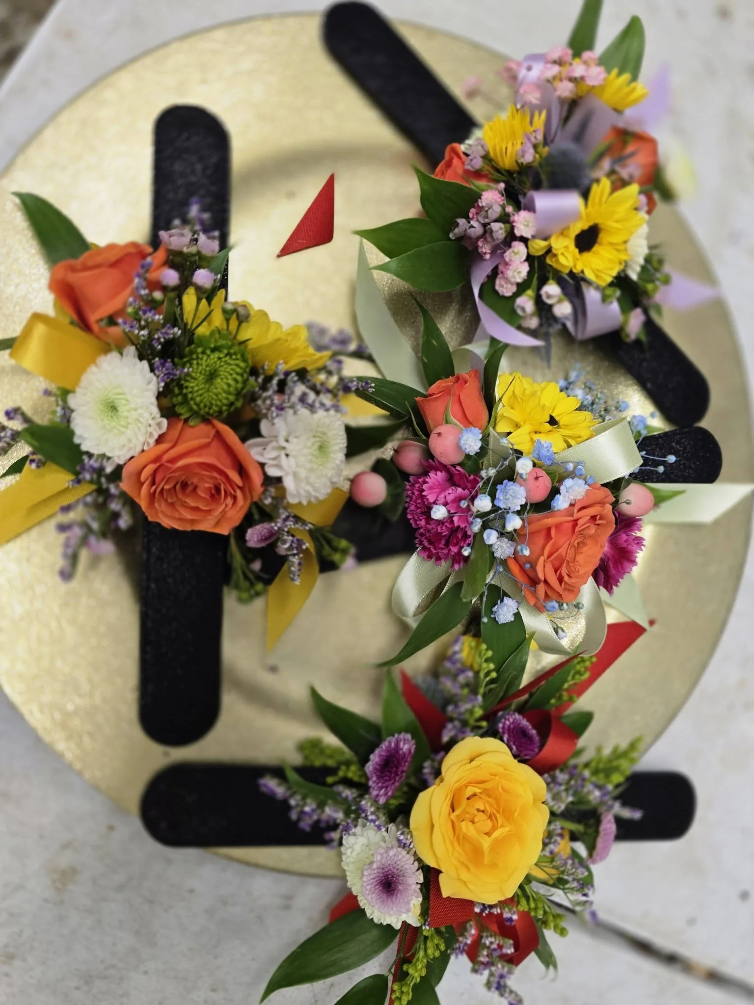 Colorful Wrist Corsage Colorful Wrist Corsage