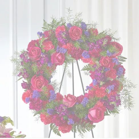 Calming Colors Wreath