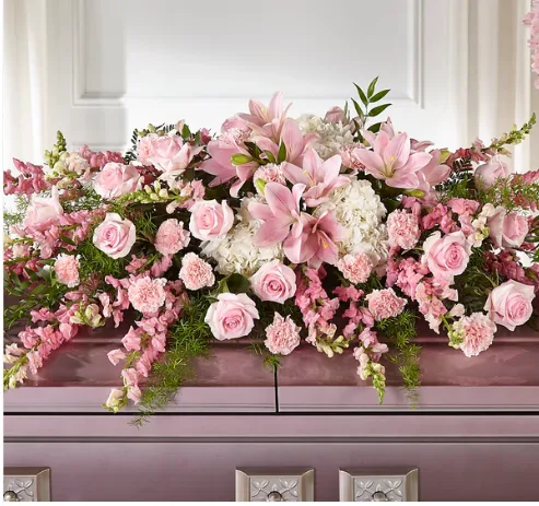 Life & Remembrance Casket Spray Life & Remembrance Casket Spray